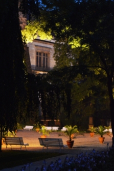 Wavel Castle Garden, noaptea, Praga